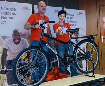 World Bicycle Relief Celebrates One Million Buffalo Bicycles in Tianjin